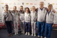 Il gruppo dell'Italia senior (Foto D. Ciaralli)