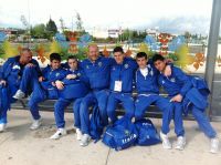 La squadra juniores in Francia