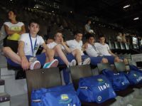 I cuccioli azzurri sugli spalti di Montpellier (Girlando)