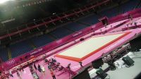 Il campo gara dell'O2 Arena (Foto GMT)