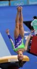 "Carlo" in uscita dopo il salto al volteggio (Foto A. Bizzi)