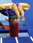 l'uscita di Carlotta al volteggio (Foto A. Bizzi)