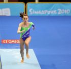 Carlotta prende la rincorsa per la medaglia (Foto A. Bizzi)