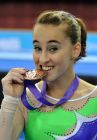 Carlotta "si gusta" il sapore del podio (Foto A. Bizzi)