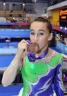 Un bel bacio al meritato bronzo olimpico (Foto A. Bizzi)